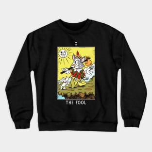 The Fool - Mystical Medleys - Vintage Rubber Hose Cartoon Tarot Crewneck Sweatshirt